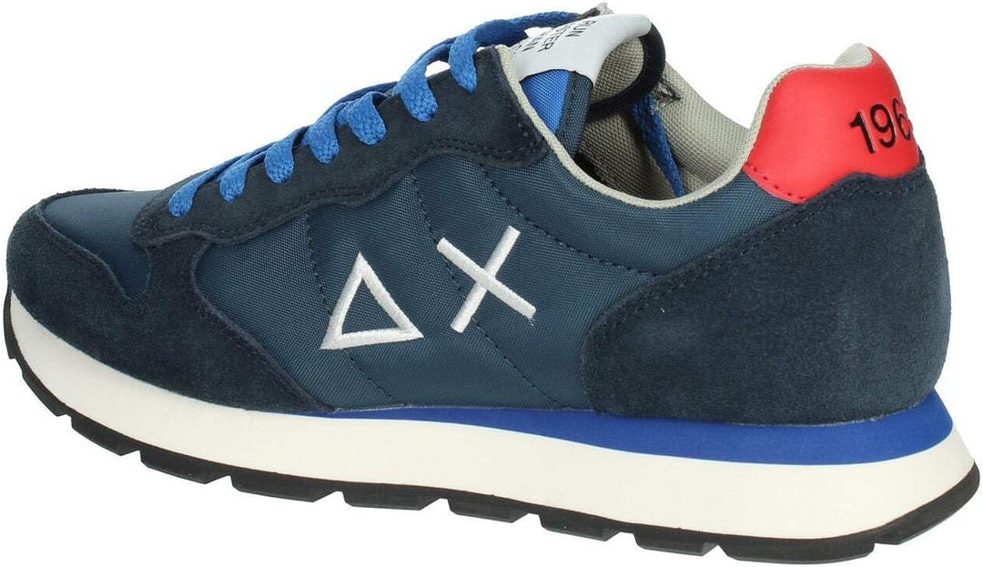 SUN68 Herren Tom SOLID Nylon Sneaker 41 EU Navy Blue, 41 EU Navy Blue