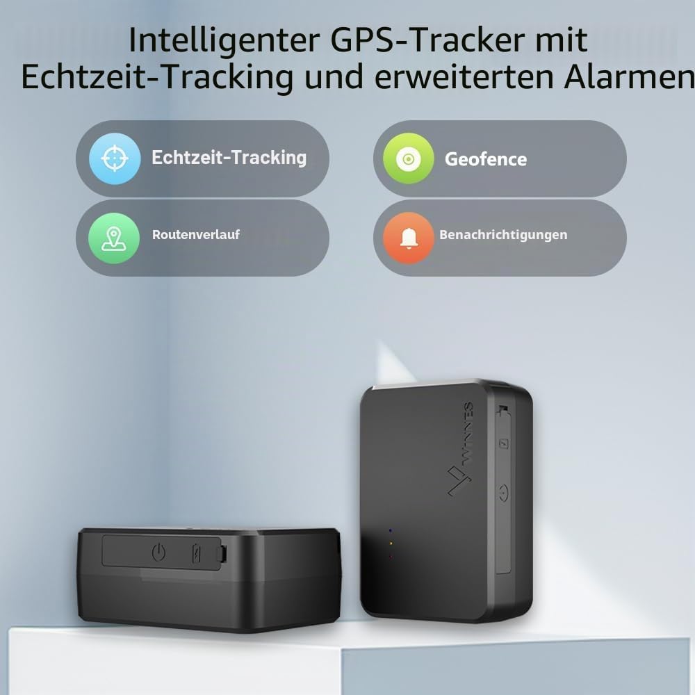 Winnes TK903E Mini GPS Tracker 4G Globale Version Ohne SIM Karte 60 Tage Standby Starker Magnet Echt