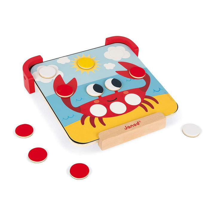 Janod - I Learn Colours - Magnetic Educational Toy - For children fom the Age of 2, J05321
