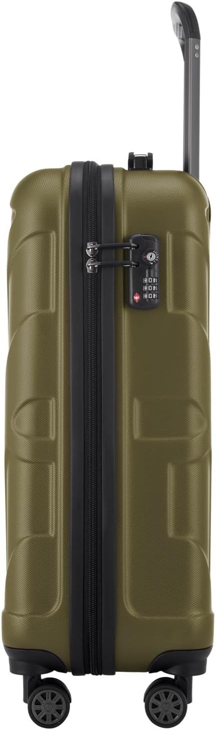 suitline Handgepäck Hartschalen-Koffer Koffer Trolley Rollkoffer Reisekoffer, TSA, 55 cm, ca. 34 Lit