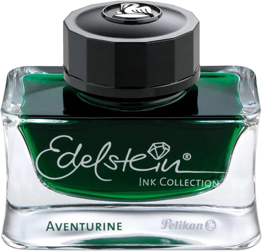 Pelikan Edelstein Ink 50ml 2er Pack, aventurine (grün) 2er Pack Aventurine, 2er Pack Aventurine