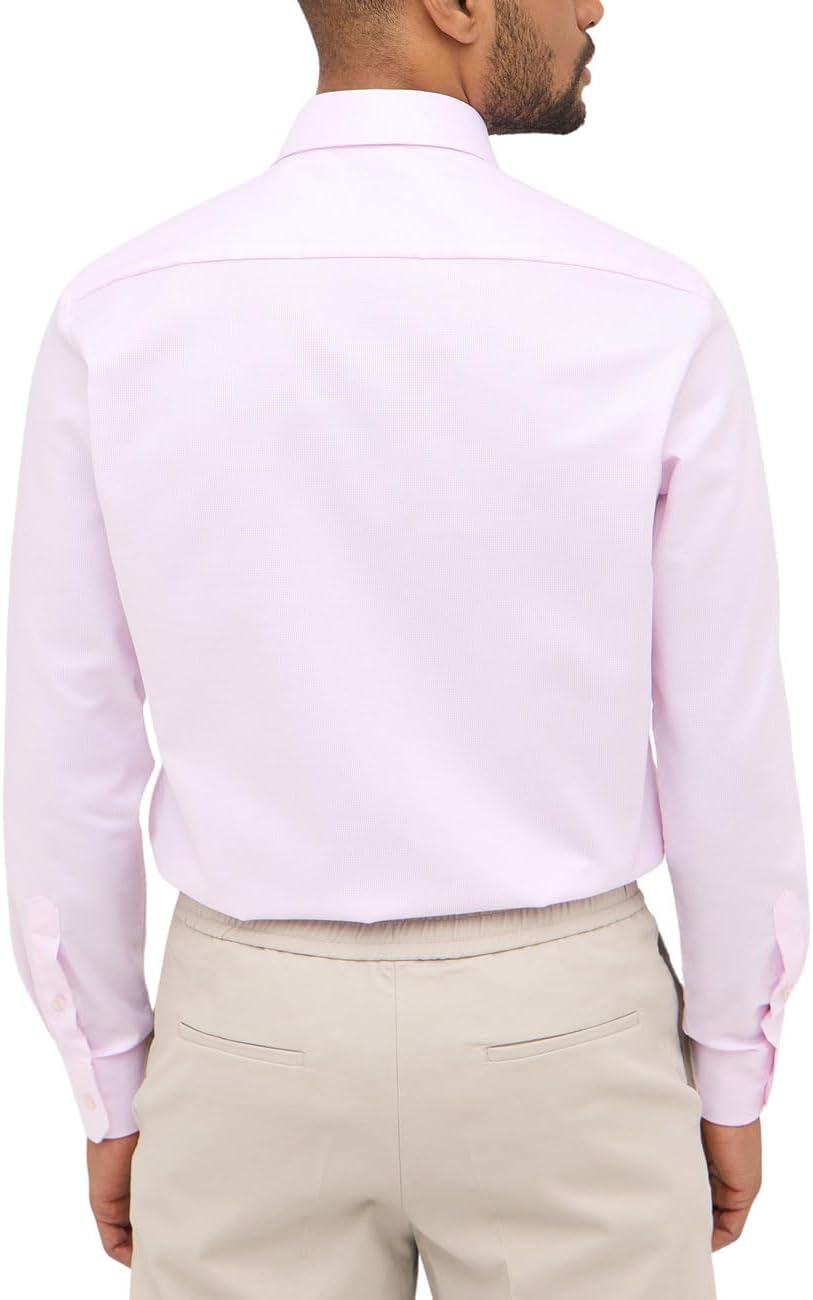 ETERNA Langarm Hemd COMFORT FIT Popeline unifarben 38 Rosa, 38 Rosa