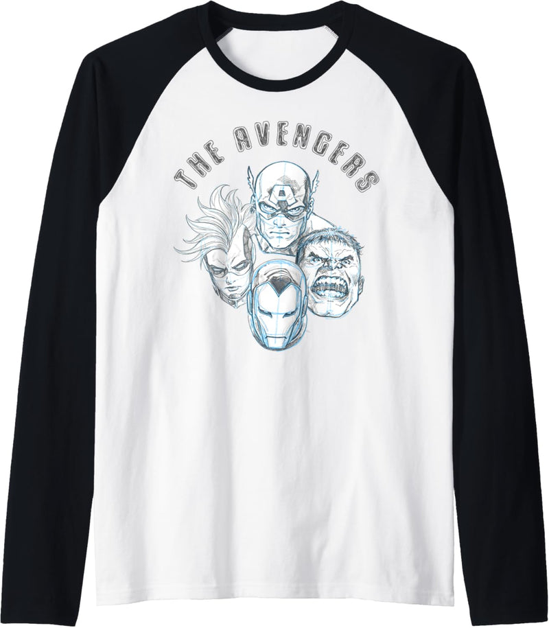 Marvel Avengers Group Shot Circle Poster Raglan