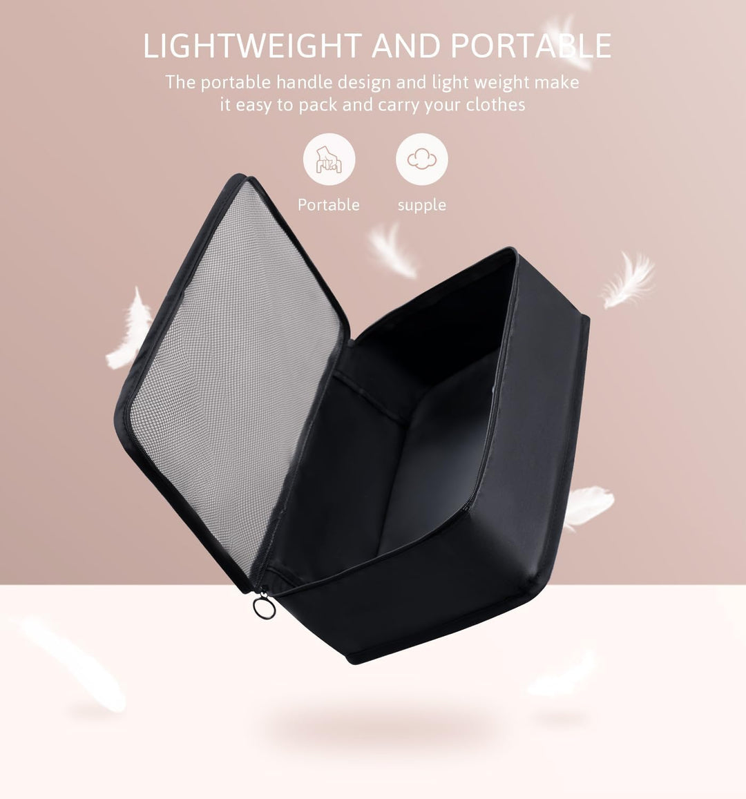 Meowoo 8-teilig Koffer Organizer Set, Packing Cubes, Packwürfel für Urlaub & Business, Reise Organiz