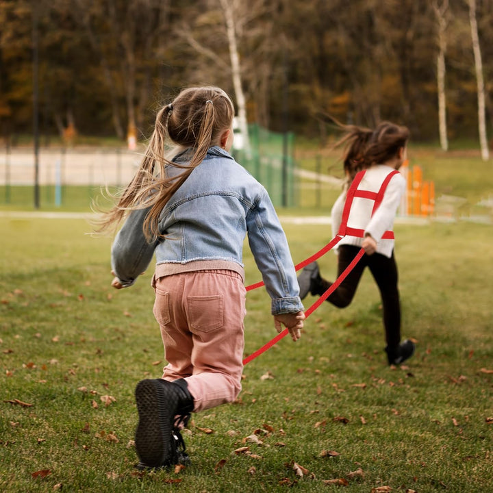 2 Stück Pferdeleine zum Spielen für Kinder Rot Pferdeleine Kinder Pferdeleine Spielzeug Pferde Longi