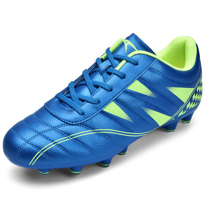 Littleplum Fussballschuh Kinder Footballschuhe Outdoor Athletic Soccer Schuhe 36 EU A Blau Grün, 38