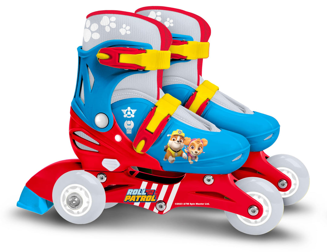 Rollers TRISKATES Einstellbar 2 in 1 PAW PATROL 27 - 30 BLUE, PAW PATROL 27 - 30 BLUE