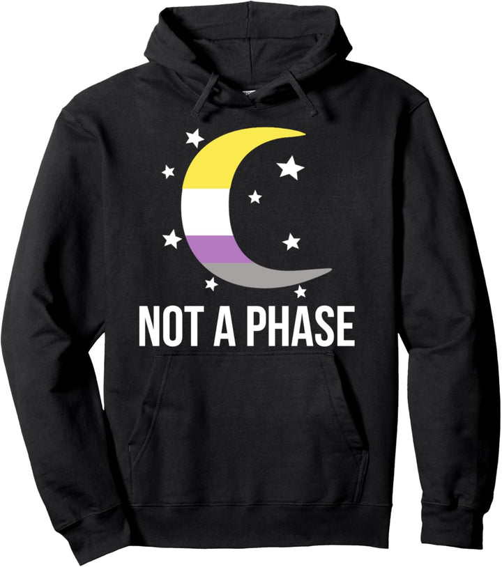 Keine Phase Nicht-binäre LGBTQIA Pride Flag Pullover Hoodie