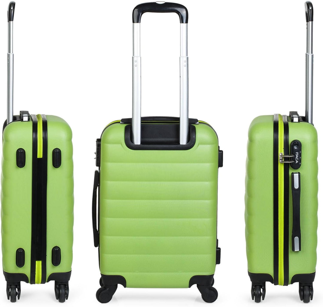 ITACA - Trolley Handgepäck Cabin Trolley Koffer Reisekoffer Hartschalenkoffer mit Zahlenschloss - Ka