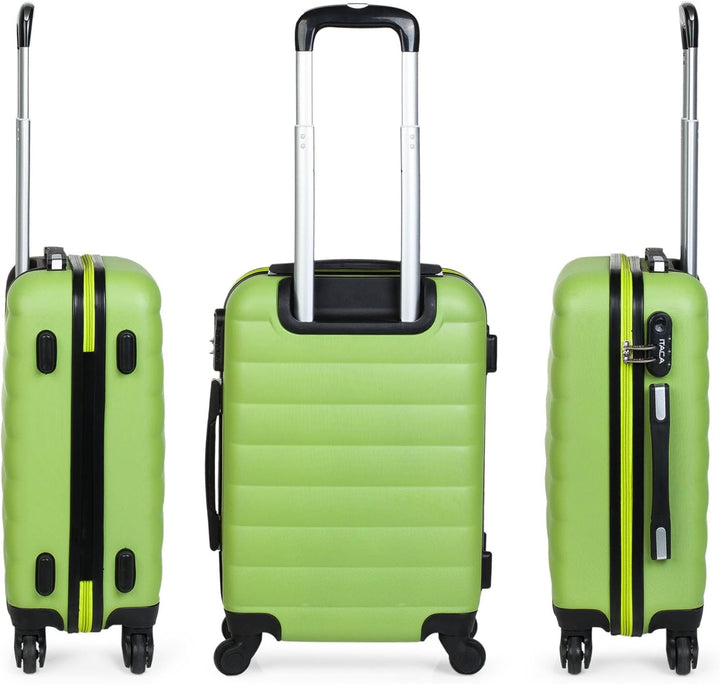 ITACA - Trolley Handgepäck Cabin Trolley Koffer Reisekoffer Hartschalenkoffer mit Zahlenschloss - Ka
