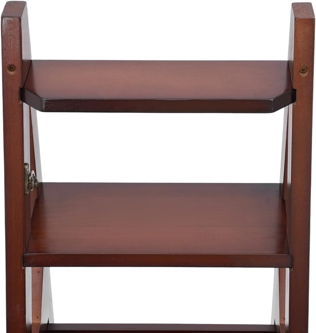 Leiterstuhl, 34x44,5x87 cm Klappbarer Bibliotheksleiter, Klappbarer Bibliotheksstuhl, Klappbarer 4-s