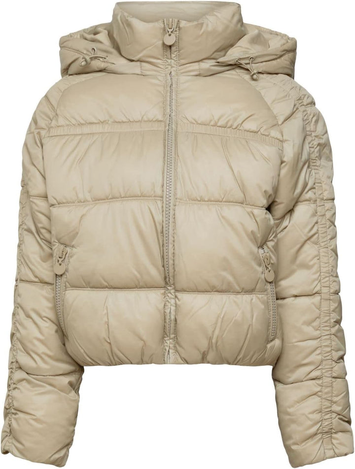 ESPRIT Stepp-Jacke mit abnehmbarer Kapuze