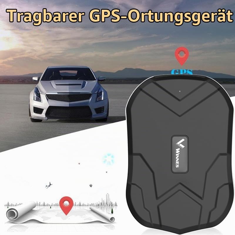Winnes 4G GPS Tracker Auto Ohne ABO 20000mAh,240 Tage Standby, TK905C GPS Tracker Echtzeit-Ortung mi