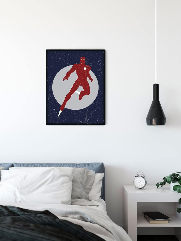 Komar Wandbild - Iron Man Fly - Grösse: 40 x 50 cm - Marvel, Kinderzimmer, Wandgestaltung, Bild 40L