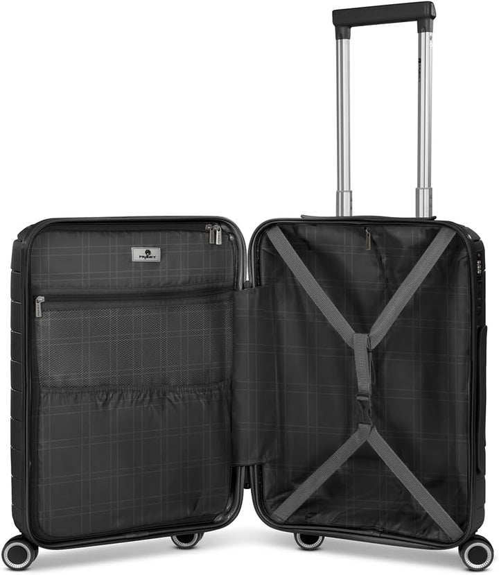 Franky Kabinen-Koffer für Damen und Herren | Kleiner Cabin-Trolley 36 x 20 x 55 cm aus hochwertigem,