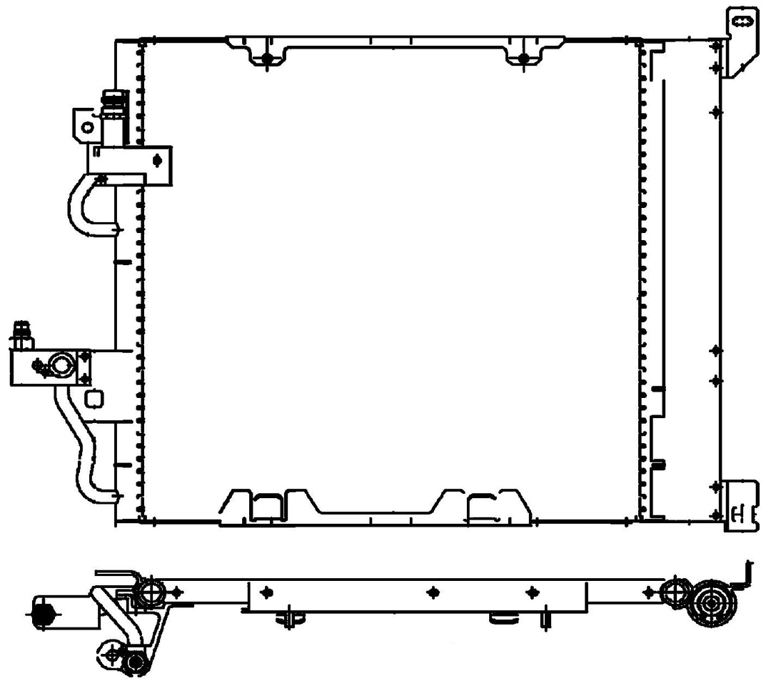 BEHR HELLA SERVICE 8FC 351 301-754 Kondensator, Klimaanlage