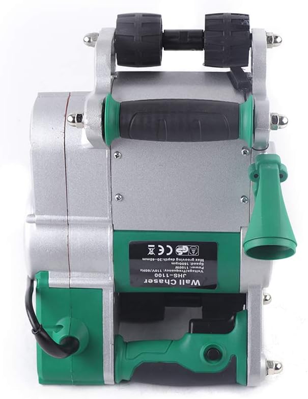 Mauernutfräsmaschine 1100W, Elektrische Mauernutfräse Frästiefe 30 mm 2000 U/min Für Voll- und Hohlz