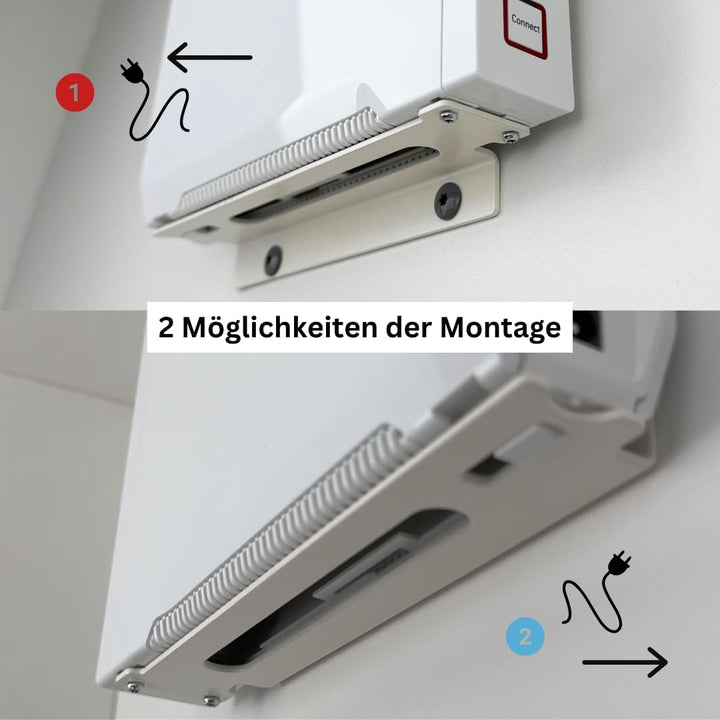 Wandhalter für Fritz!Box 4060 aus Metall, stabil und platzsparend, Wandmontage, Halterung für Fritz-