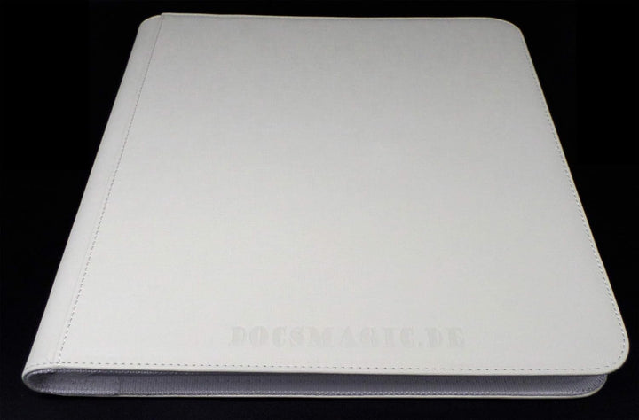docsmagic.de Premium Pro-Player 12-Pocket Playset Zip-Album White - 480 Card Binder - MTG - PKM - YG