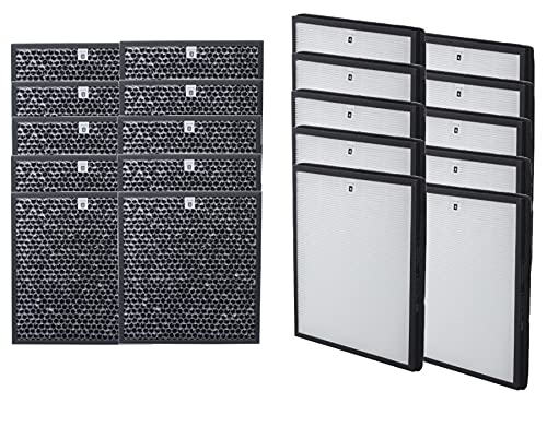 Comedes Ersatzfilterset passend für Philips AC4012/10 Luftreiniger | HEPA und Aktivkohle Filter | ei
