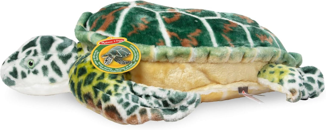 Melissa & Doug Sea Turtle - Plush | Soft Toy | Animal | All Ages | Gift for Boy or Girl, Sea Turtle