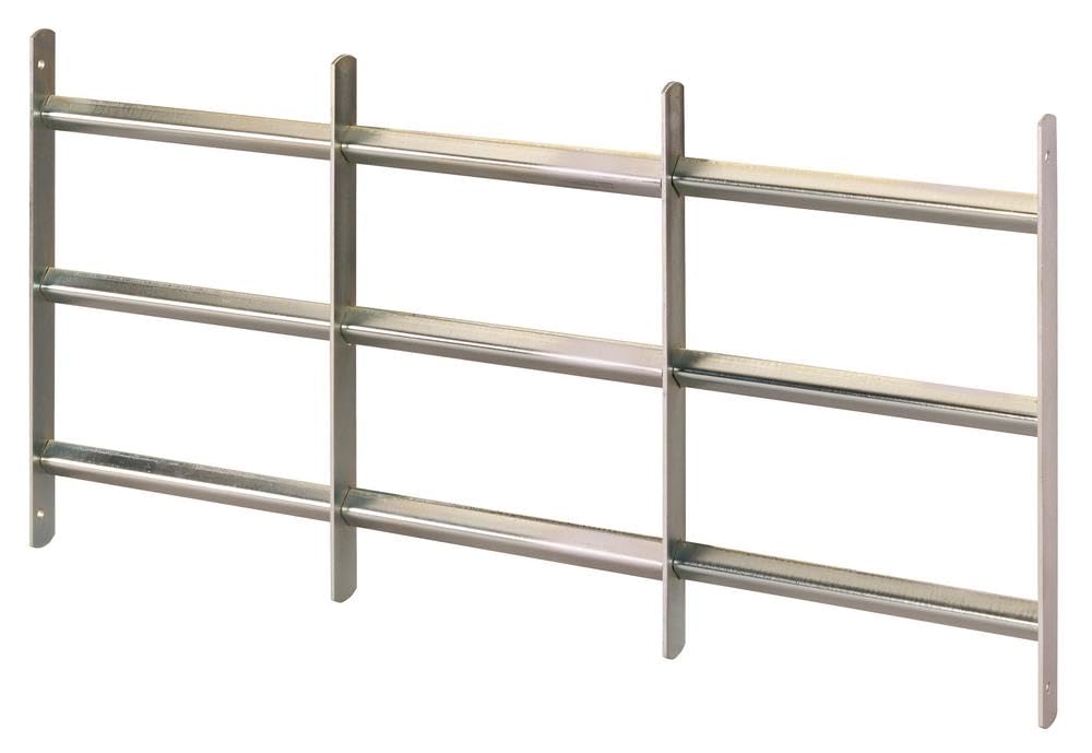 Alberts 553692 Fenstergitter Venlo | ausziehbar | galvanisch blau verzinkt | 450 x 500-650 mm 450 x