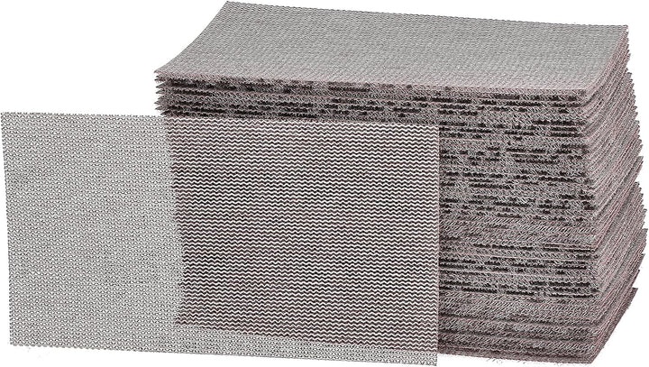 Mirka Abranet Netz-Schleifstreifen 70x125 mm Klett / Korn P120 / 50 Stk / zum Schleifen von Holz, Sp