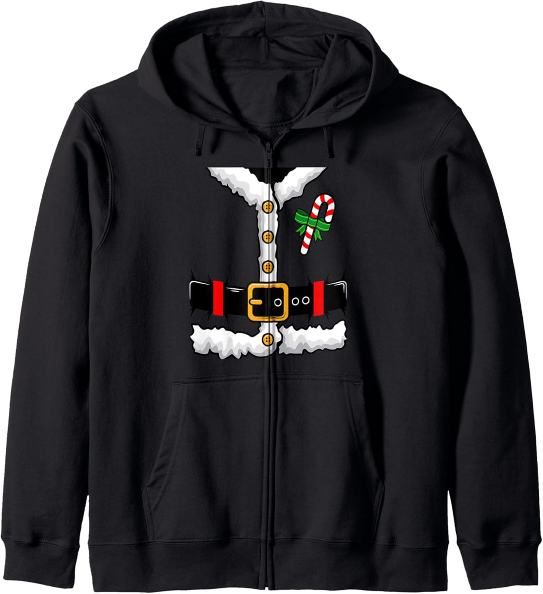 Verkleiden Sie sich wie den Weihnachtsmann mit diesem Weihnachtsmann-Kostüm Kapuzenjacke