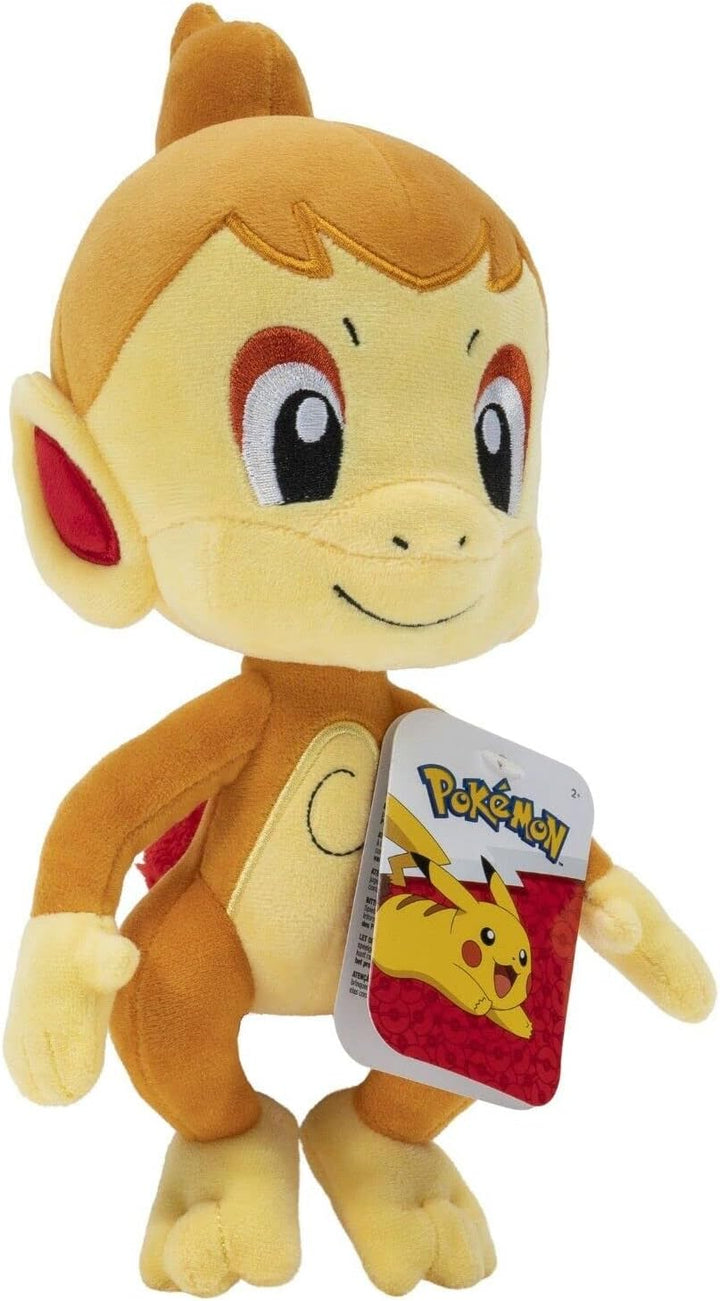 Pokémon PKW2692-20cm Plüsch - Panflam, offizielles Plüsch Chimchar, Chimchar