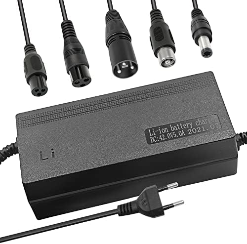 42V 5A Li-ion Ladegerät Mehrere Stecker PowerFast 3-Prong Inline Stecker Für 36V Pocket Mod Sport Mo