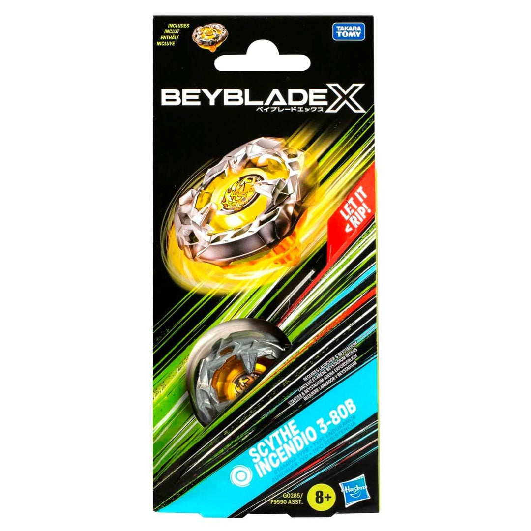 Beyblade X Scythe Incendio 3-80B Kreisel Booster Pack