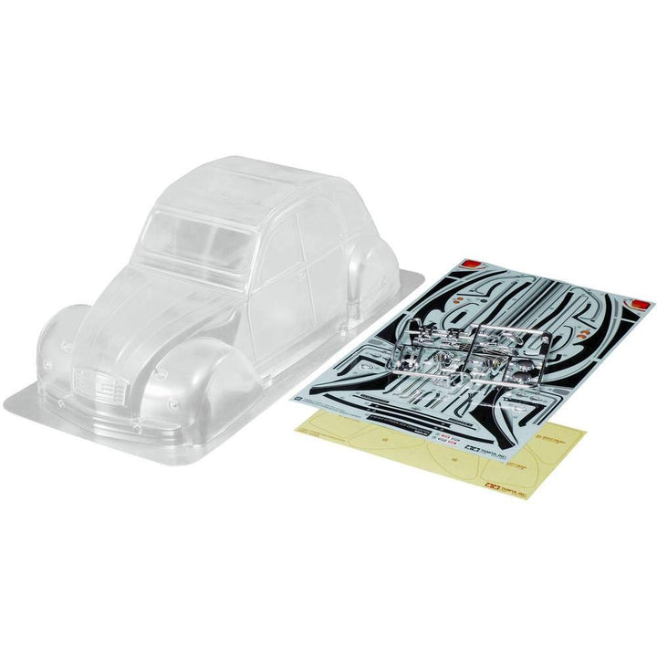 TAMIYA 51605 Citroen Karosserie-Satz 2CV Charleston, transparent, Small