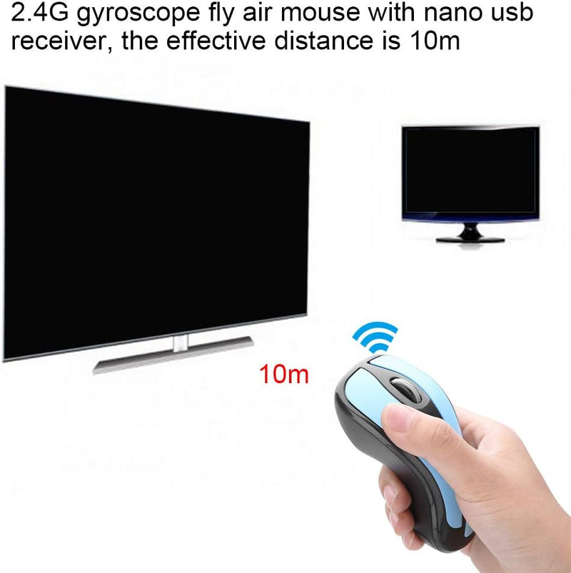 ciciglow Gyration Air Maus, 2-in-1 6D Gyroskop 2.4G Kabellose Mouse 1600 DPI Drahtlose Optische Luft