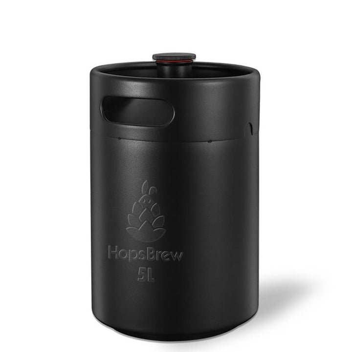 Mini 304 Edelstahl Fass Growler (5 l Standard schwarz) 5L Standard Black, 5L Standard Black