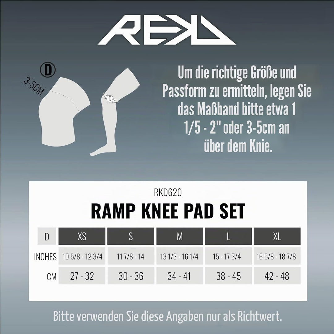 Rekd Rkd620 Knieschoner Unisex Erwachsene S Schwarz, S Schwarz