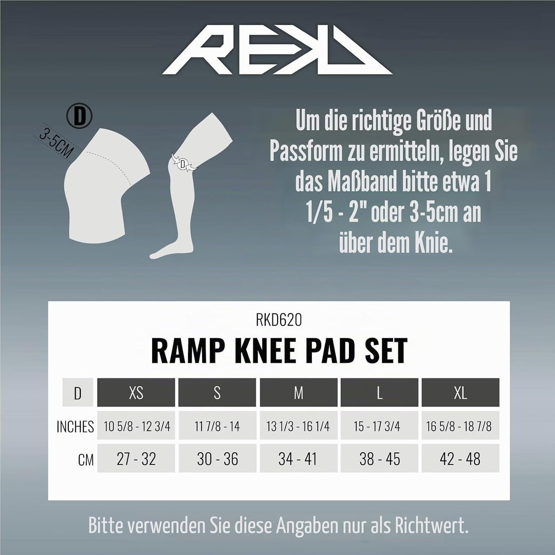 Rekd Rkd620 Knieschoner Unisex Erwachsene S Schwarz, S Schwarz