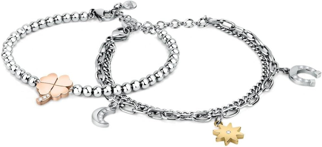 Morellato Maia Damen Armband aus Stahl,Kristalle,IPRG - SAUY15
