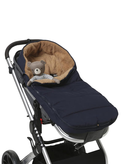 VERTBAUDET Fusssack für Kinderwagen, wetterfest nachtblau ONE SIZE