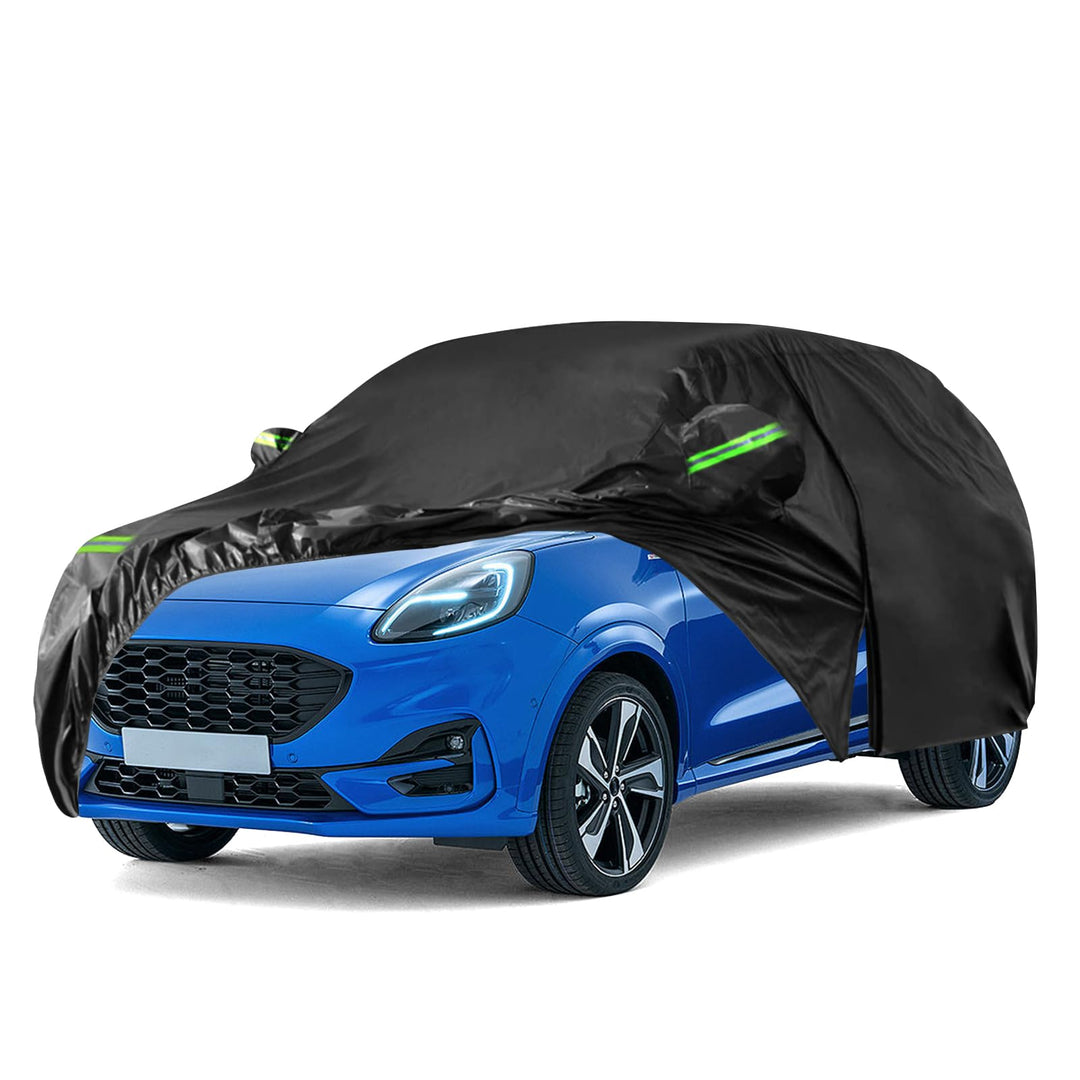 Autoabdeckung Wasserdicht Passend für Ford Puma 2019-2024, Atmungsaktiv Vollgarage Autoplane für Reg