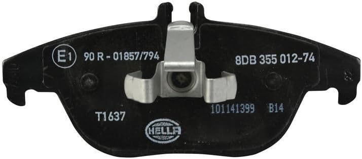 HELLA PAGID 8DB 355 012-741 Bremsbelagsatz - T1637 - Dicke/Stärke: 17.5mm - Bremssystem: Teves - für