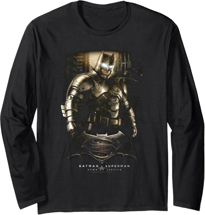 Batman v Superman Bats Ground Zero Langarmshirt