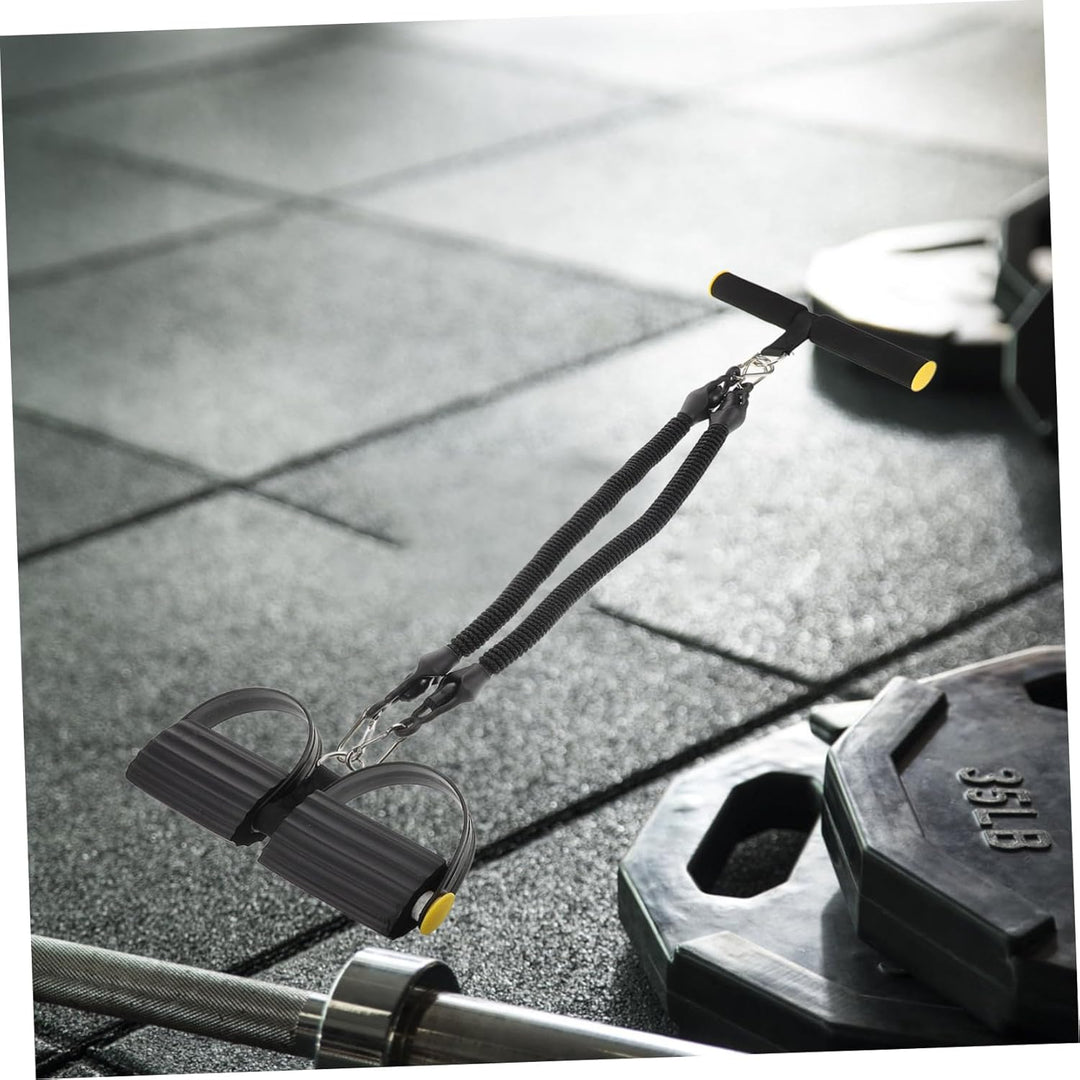 Supvox Pedalzugtrainer Widerstandsband aus Langlebigem Material mit Rutschfestem Fusspedal Krafttrai