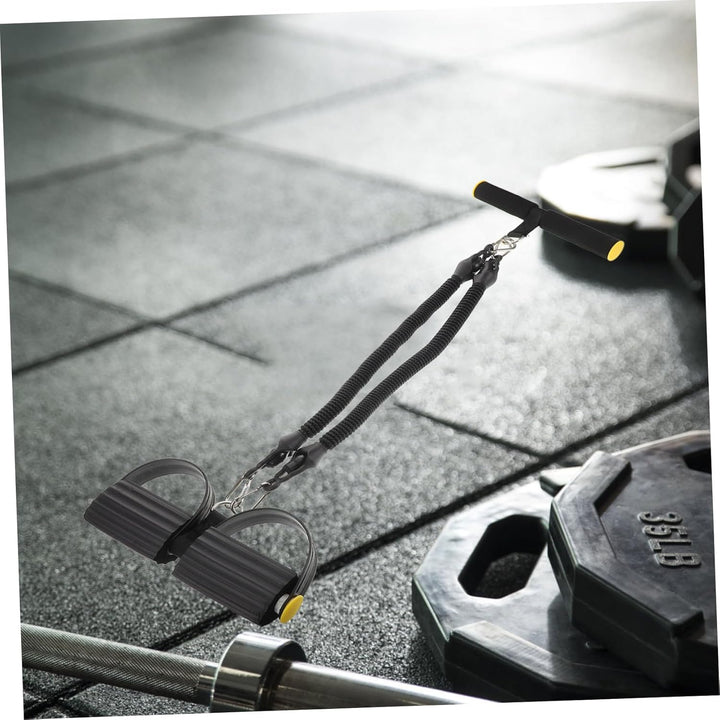 Supvox Pedalzugtrainer Widerstandsband aus Langlebigem Material mit Rutschfestem Fusspedal Krafttrai