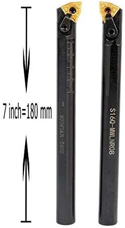 2 Stück S16Q-MWLNR08 + S16Q-MWLNL08 Drehmeissel-Halter Bohrstange 10 Stück WNMG080404-TM indexierbar
