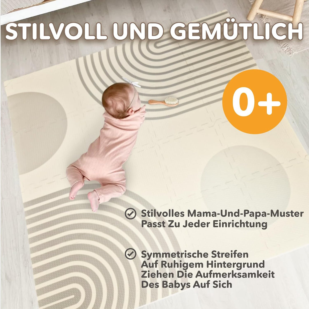 Cateam Weiche Eva-Schaumstoff-Puzzlematte für Babys und Kinder für den Boden - Ineinandergreifende F