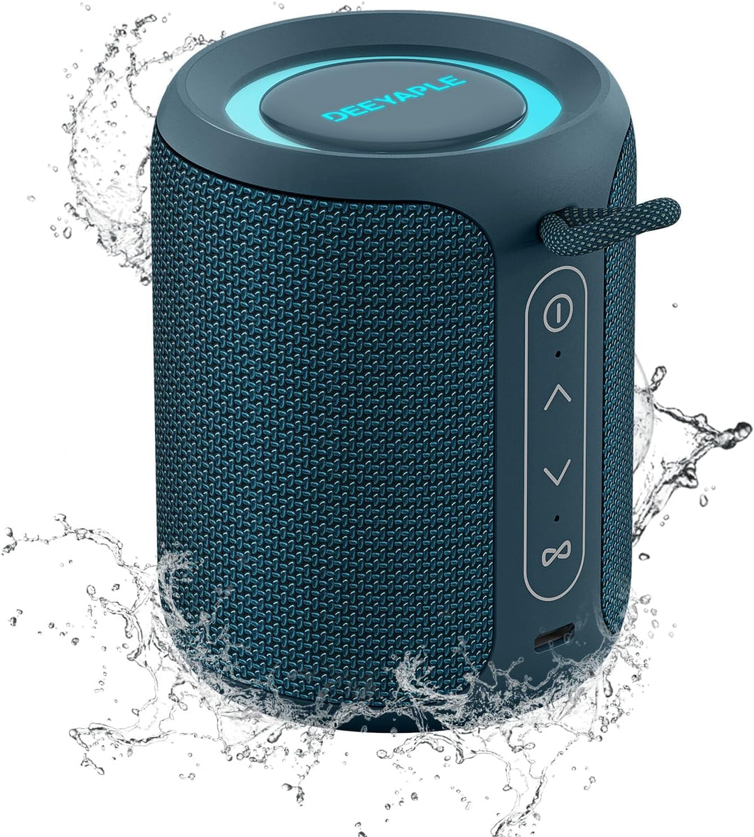 Deeyaple Bluetooth Lautsprecher Klein Tragbarer Musikbox 5.3 IPX7 Wasserdicht Kabellose Stereo Pairi