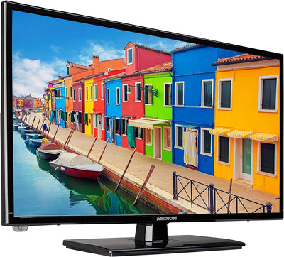 MEDION E12412 59,9 cm (23,6 Zoll) Full HD Fernseher (Triple Tuner, DVB-T2 HD, Mediaplayer, 12V KFZ C