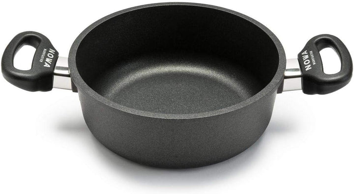 NOWA Aluguss Schmortopf, Innenhöhe von 7 cm,backofenfest bis 280 °C, Antihaft beschichtet, Induktion