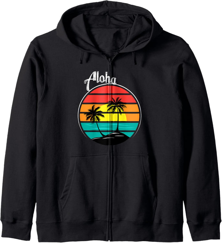 Hawaii Aloha Palme Hawaii Party Kapuzenjacke