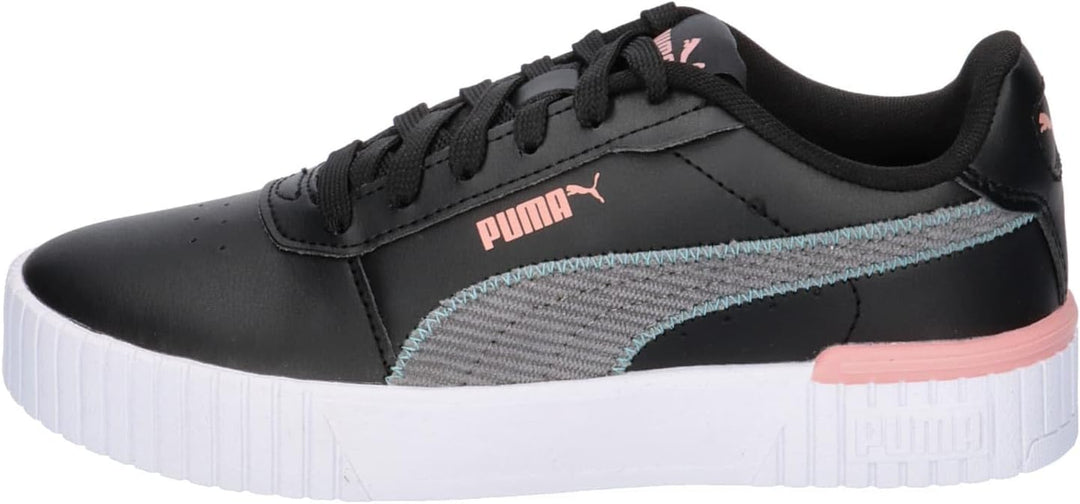 PUMA Mädchen Carina 2.0 Corduroy Jr Sneaker 37 EU Puma Black Cool Dark Grey Bold Blue Future Pink Pu